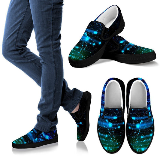Stars - Men's Slip Ons-6teenth World™-Kid's Sneakers-US8 (EU40)-Vibe Cosy™