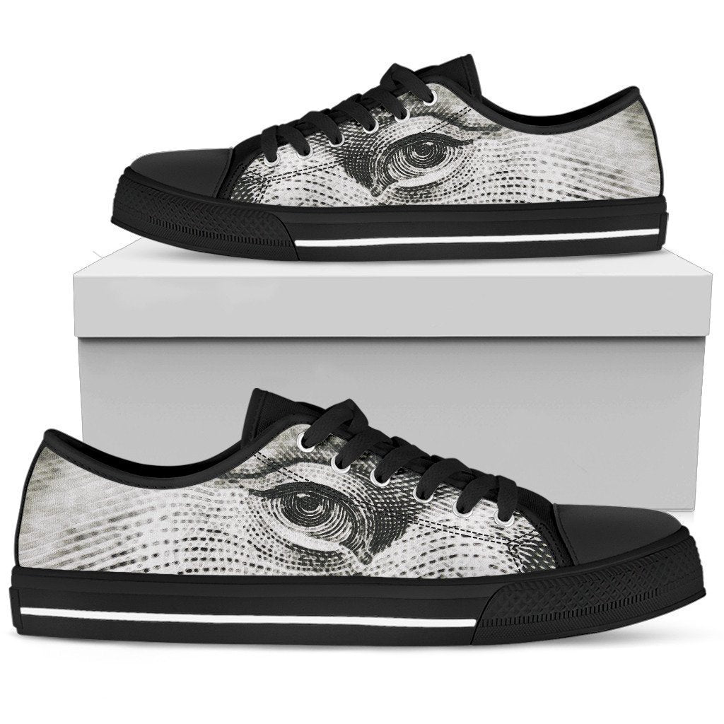 Women's Low Top Shoe Abstract-6teenth World™-Women's Low Top Shoe-US5.5 (EU36)-Vibe Cosy™