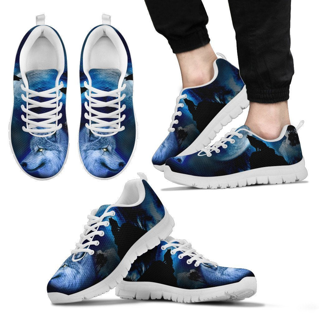Wolf Men's Sneakers-6teenth World™-Men's Sneakers-US5 (EU38)-Vibe Cosy™