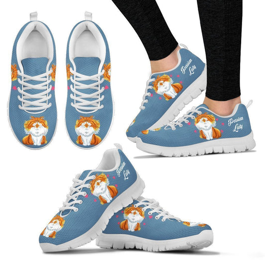 Persian Cat white Women's-6teenth World™-Women's Sneakers-US5 (EU35)-Vibe Cosy™
