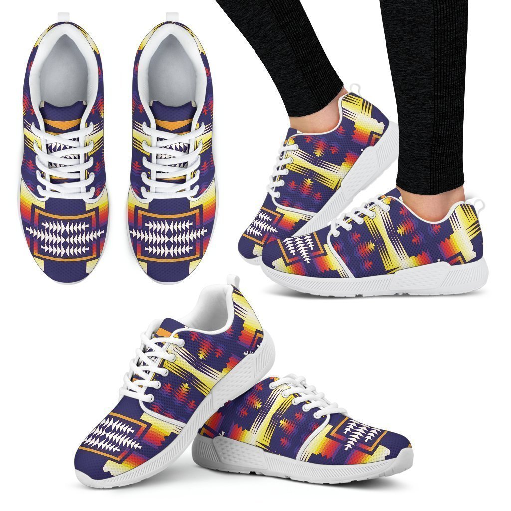 Southwest Rainbow Sage Sopo Women's Athletic Sneakers White Sole-6teenth World™-Women's Athletic Sneakers-US5 (EU35)-Vibe Cosy™