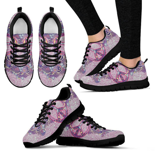 Peace Purple Women's Sneakers-6teenth World™-Women's Sneakers-US5 (EU35)-Vibe Cosy™