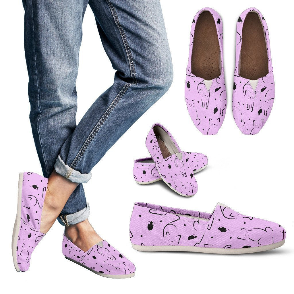 Pink Cat Women's Casual Shoes-6teenth World™-Women's Casual Shoes-US6 (EU36)-Vibe Cosy™
