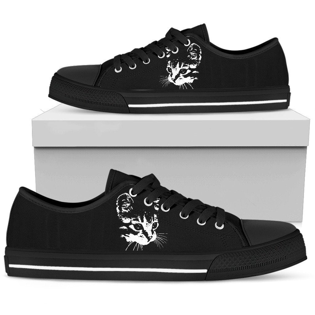 Cat Women's Low Top Shoe-6teenth World™-Women's Low Top Shoe-US5.5 (EU36)-Vibe Cosy™