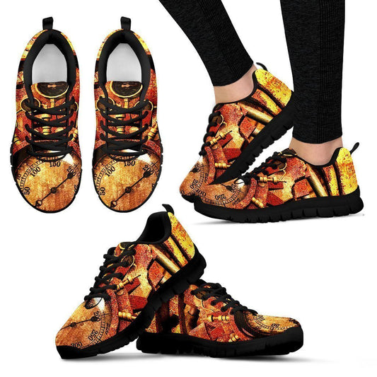 Clock Women Sneakers-6teenth World™-Women's Sneakers-US5 (EU35)-Vibe Cosy™