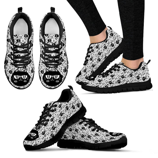 Cute Cat Sneakers-6teenth World™-Women's Sneakers-US5 (EU35)-Vibe Cosy™