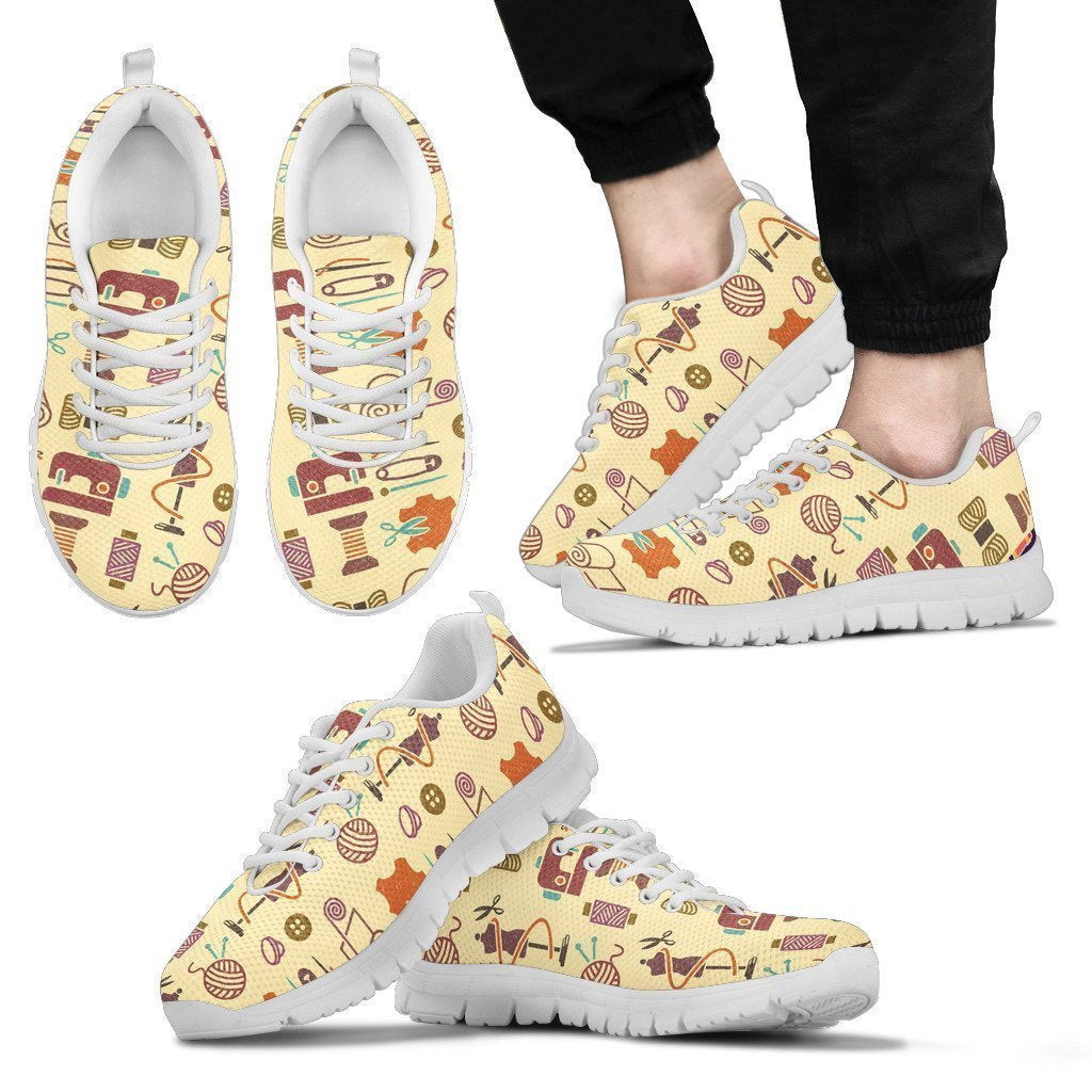 Sewing men's Sneakers-6teenth World™-Men's Sneakers-US5 (EU38)-Vibe Cosy™