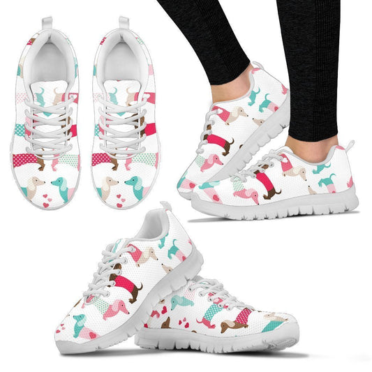 Dachshund Women's Sneakers-6teenth World™-Women's Sneakers-US5 (EU35)-Vibe Cosy™