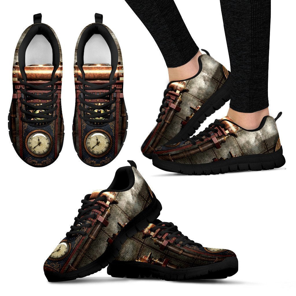 Clock Women's Sneakers-6teenth World™-Women's Sneakers-US5 (EU35)-Vibe Cosy™