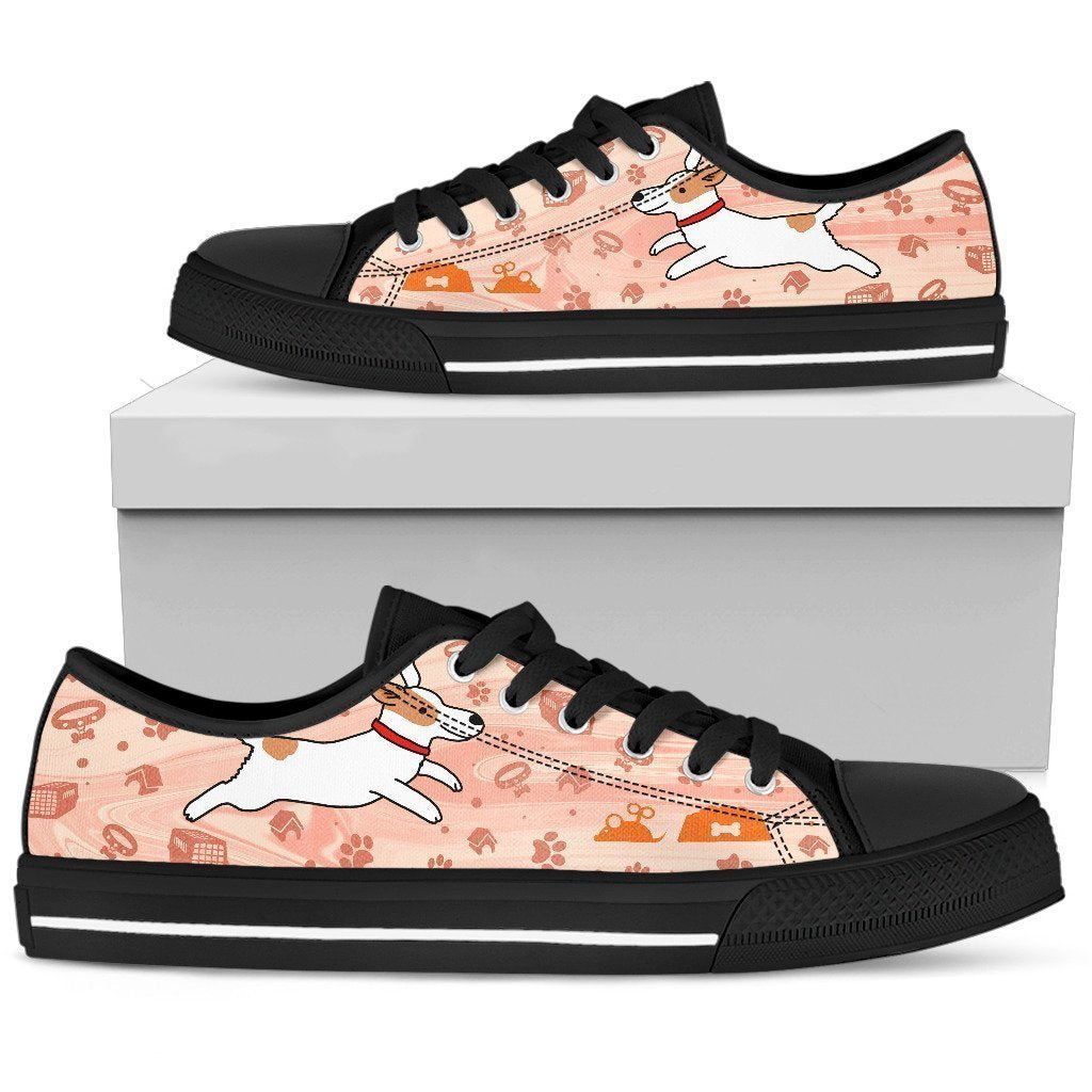 Jack Russell Women's Low Top Shoe-6teenth World™-Women's Low Top Shoe-US5.5 (EU36)-Vibe Cosy™