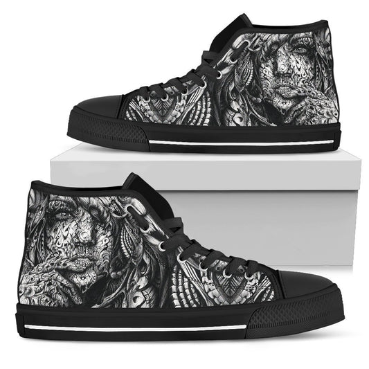 Everlasting Start-Shoes-6teenth Outlet-Mens High Top - Black - Everlasting Start-US5 (EU38)-Vibe Cosy™