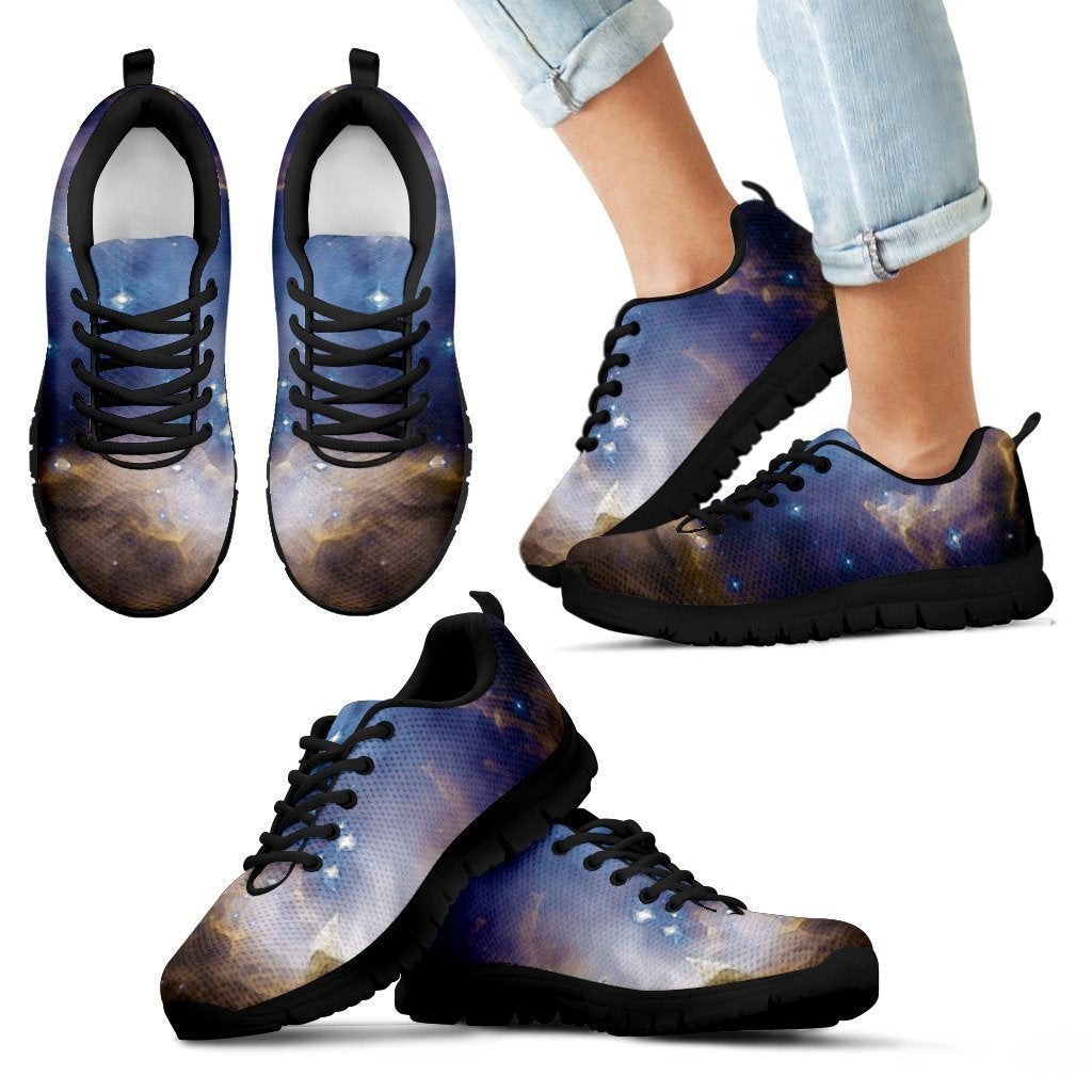 Kid's Sneakers Galaxy in Motion (Black Soles)-6teenth World™-Kid's Sneakers-11 CHILD (EU28)-Vibe Cosy™
