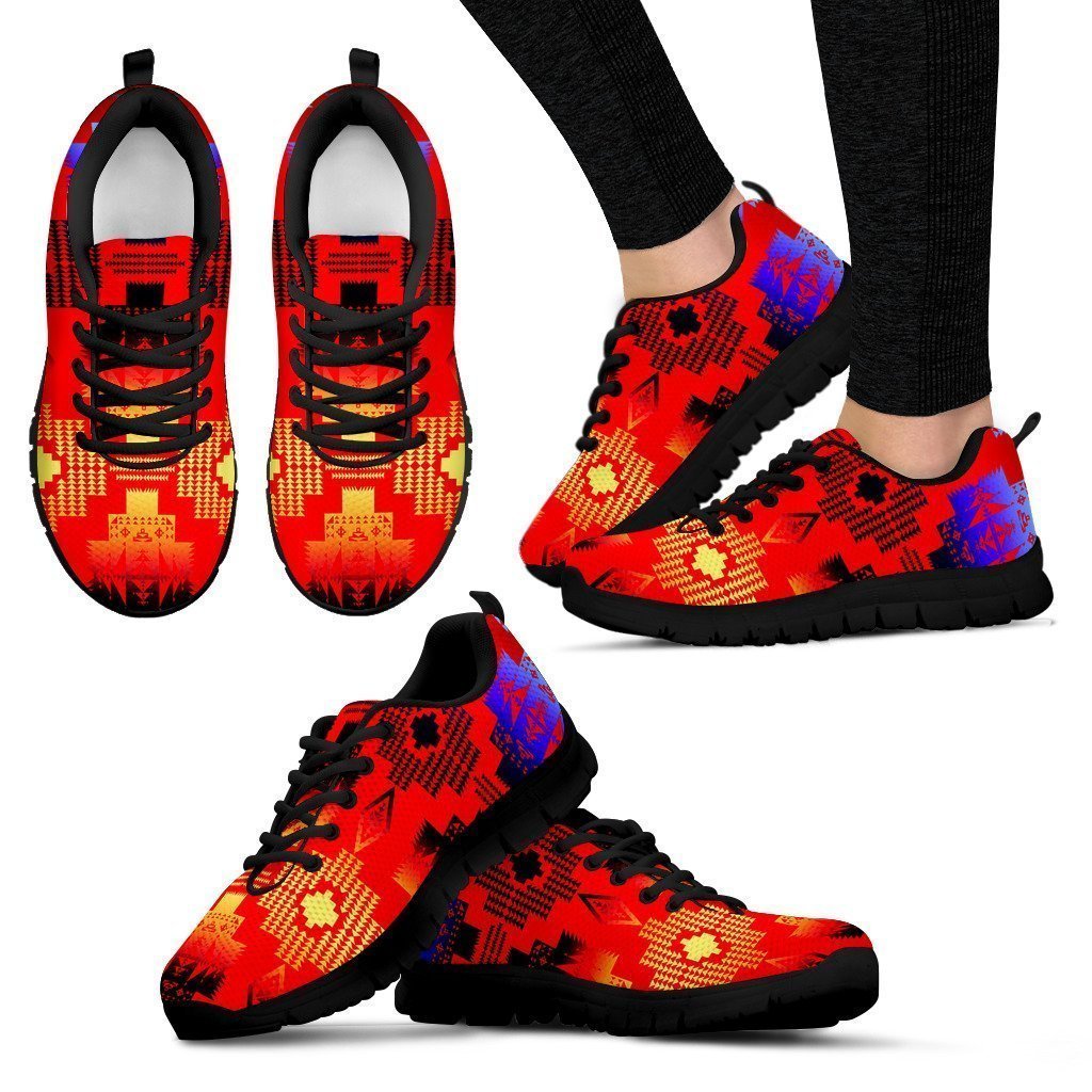 Seven Tribes Double Horizon Red Sopo Women's Sneakers-6teenth World™-Women's Sneakers-US5 (EU35)-Vibe Cosy™