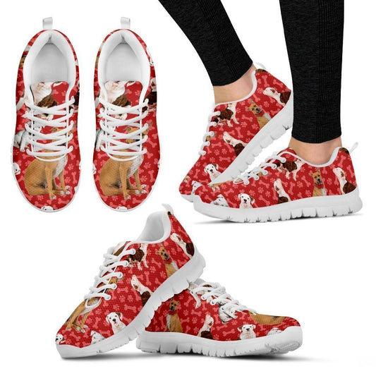 Pitbull Lovers Women's Sneakers.-6teenth World™-Women's Sneakers-US5 (EU35)-Vibe Cosy™