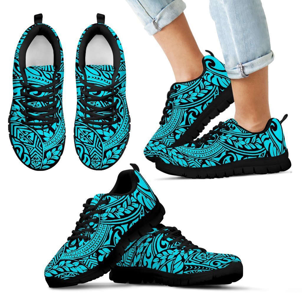 Poly Tribal Sneakers 28 - AH - J9-SNEAKERS-Alohawaii-Kid's Sneakers-11 CHILD (EU28)-Black-Vibe Cosy™