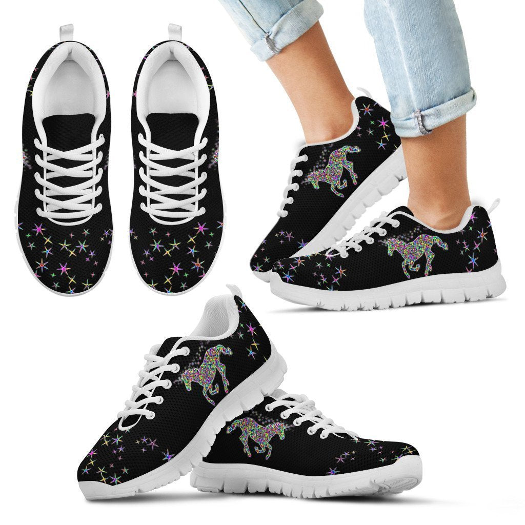 Unicorn Black Sneakers - Kid's Sneakers-6teenth World™-Kid's Sneakers-11 CHILD (EU28)-Vibe Cosy™