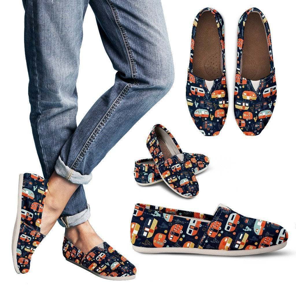 Women's Casual Shoes - Canvas - Orange Campers-6teenth World™-Women's Casual Shoes-US6 (EU36)-Vibe Cosy™