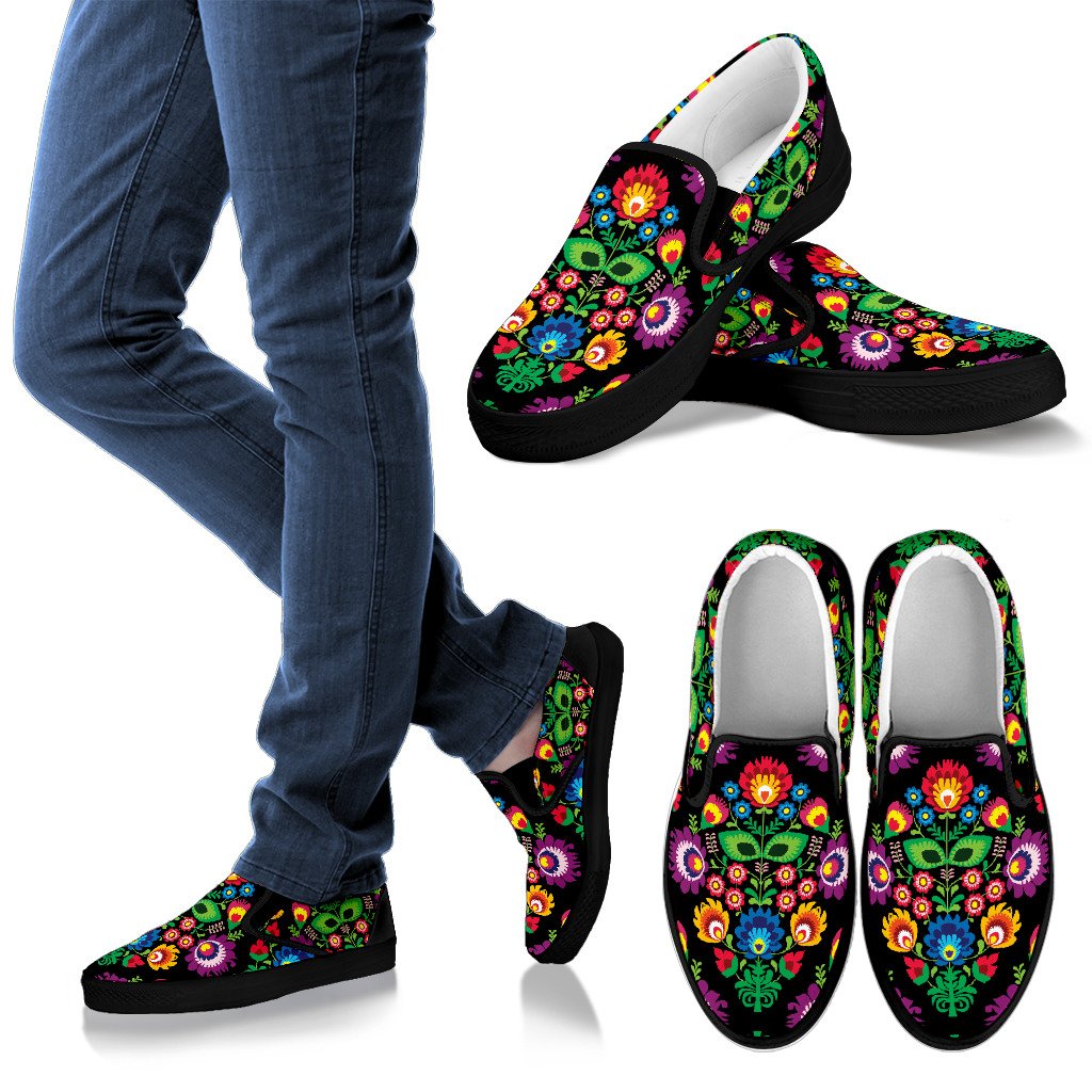 Polish-Amaze Style™-Women's Slip Ons - Polish-US6 (EU36)-Vibe Cosy™