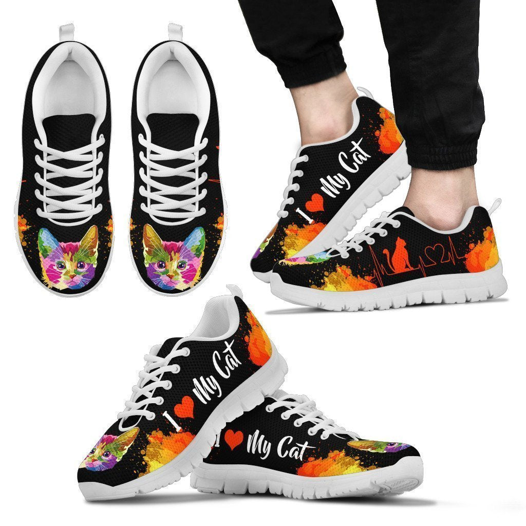 I Love My Cat men's Sneakers-6teenth World™-Men's Sneakers-US5 (EU38)-Vibe Cosy™