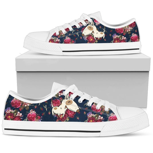 Bull Terrier Women's Low Top Shoe-6teenth World™-Women's Low Top Shoe-US5.5 (EU36)-Vibe Cosy™