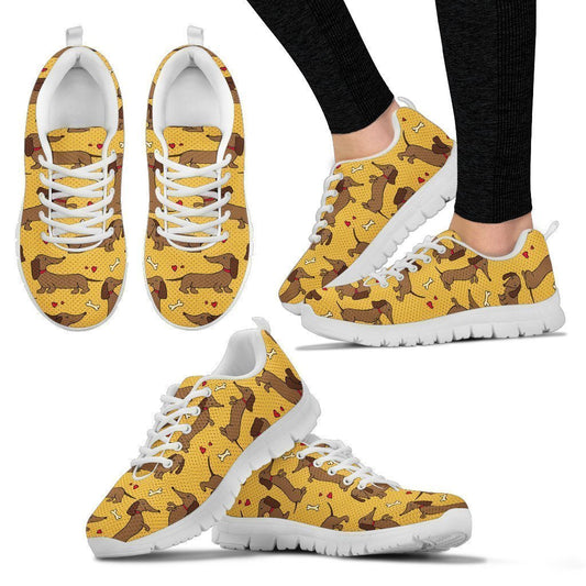 Dachshund Women's Sneakers-6teenth World™-Women's Sneakers-US5 (EU35)-Vibe Cosy™