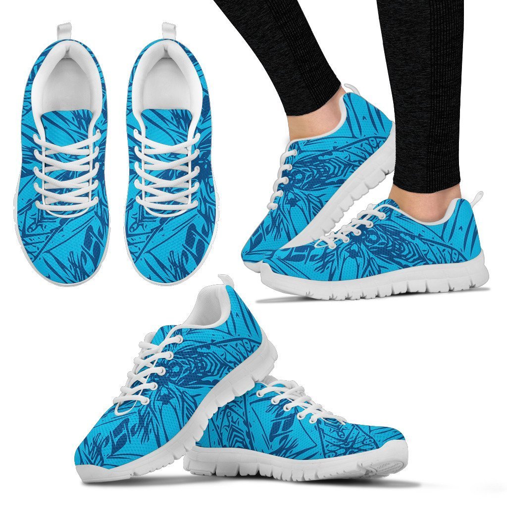 Poly Tribal Sneakers 10 - AH - J9-SNEAKERS-Alohawaii-WoMen's Sneakers-US5 (EU35)-White-Vibe Cosy™