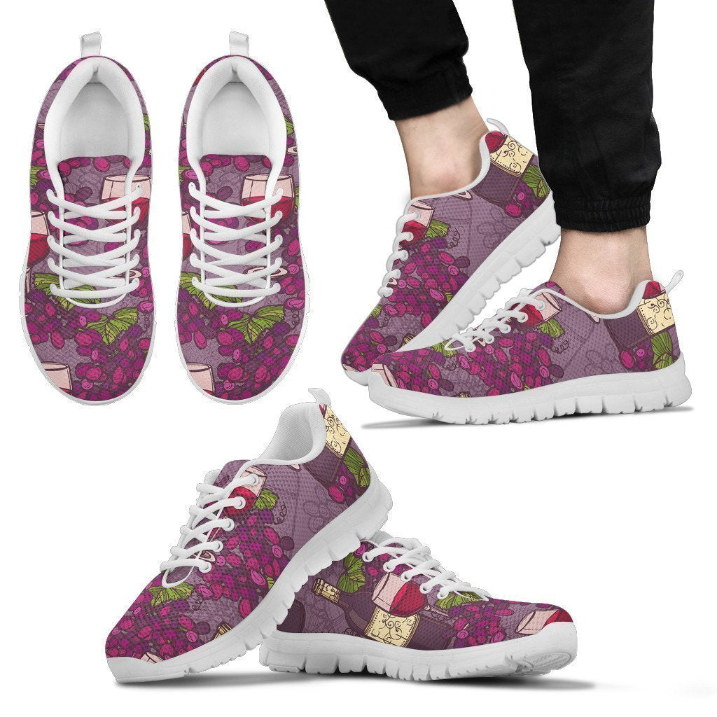 Wine Shoes-Shoes-6teenth Outlet-Men's Sneakers - White - Wine Shoes-US5 (EU38)-Vibe Cosy™