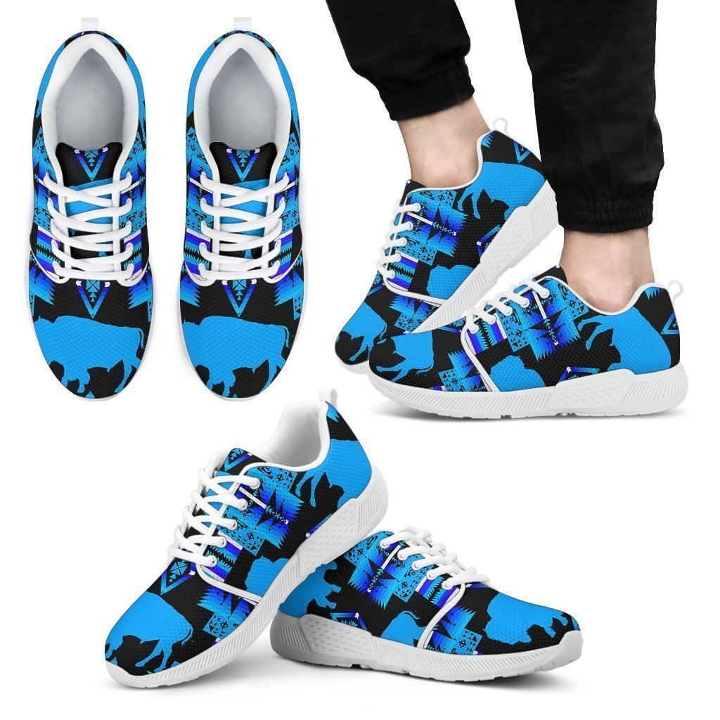 Midnight Lake Buffalo Sopo Men's Athletic Sneakers White Sole-6teenth World™-Men's Athletic Sneakers-US5 (EU38)-Vibe Cosy™