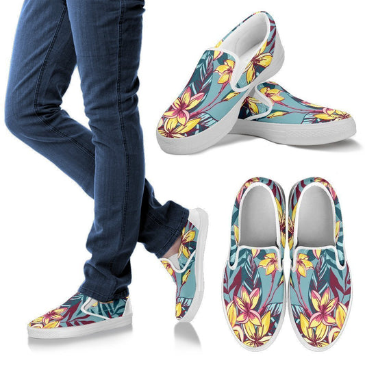 Slip On - Men Hawaiian-6teenth World™-Kid's Sneakers-US8 (EU40)-Vibe Cosy™