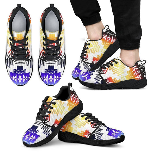 Seven Tribes Horizon White Sopo Men's Athletic Sneakers-6teenth World™-Men's Athletic Sneakers-US5 (EU38)-Vibe Cosy™