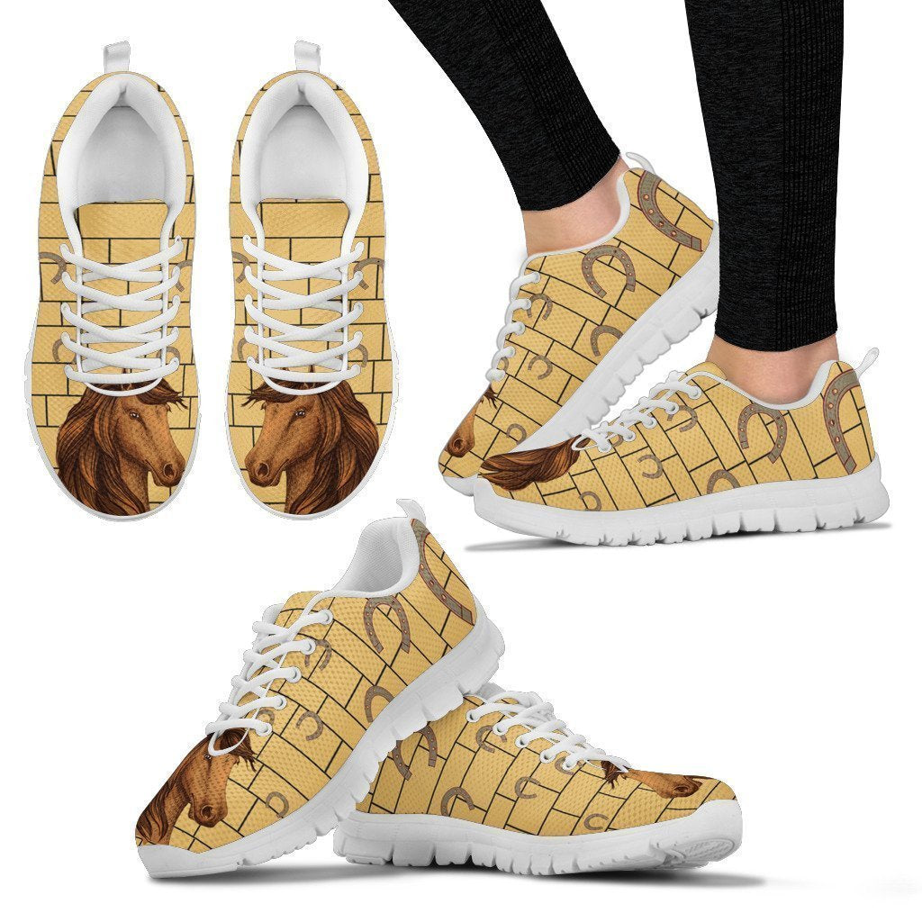 Horse Lovely Women's Sneakers-6teenth World™-Women's Sneakers-US5 (EU35)-Vibe Cosy™