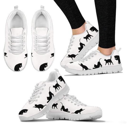 White Cats Women's Sneakers-6teenth World™-Women's Sneakers-US5 (EU35)-Vibe Cosy™