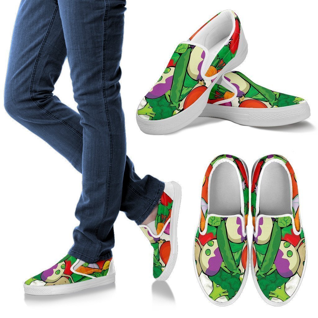 Veggie Slip On Shoe-6teenth World™-Women's Slip Ons-US6 (EU36)-Vibe Cosy™