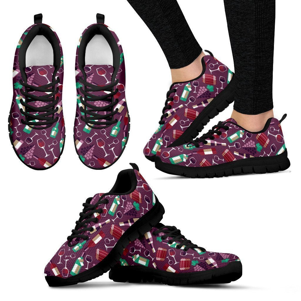 Wine Shoes-Shoes-6teenth Outlet-Women's Sneakers - Black - Wine Shoes-US5 (EU35)-Vibe Cosy™
