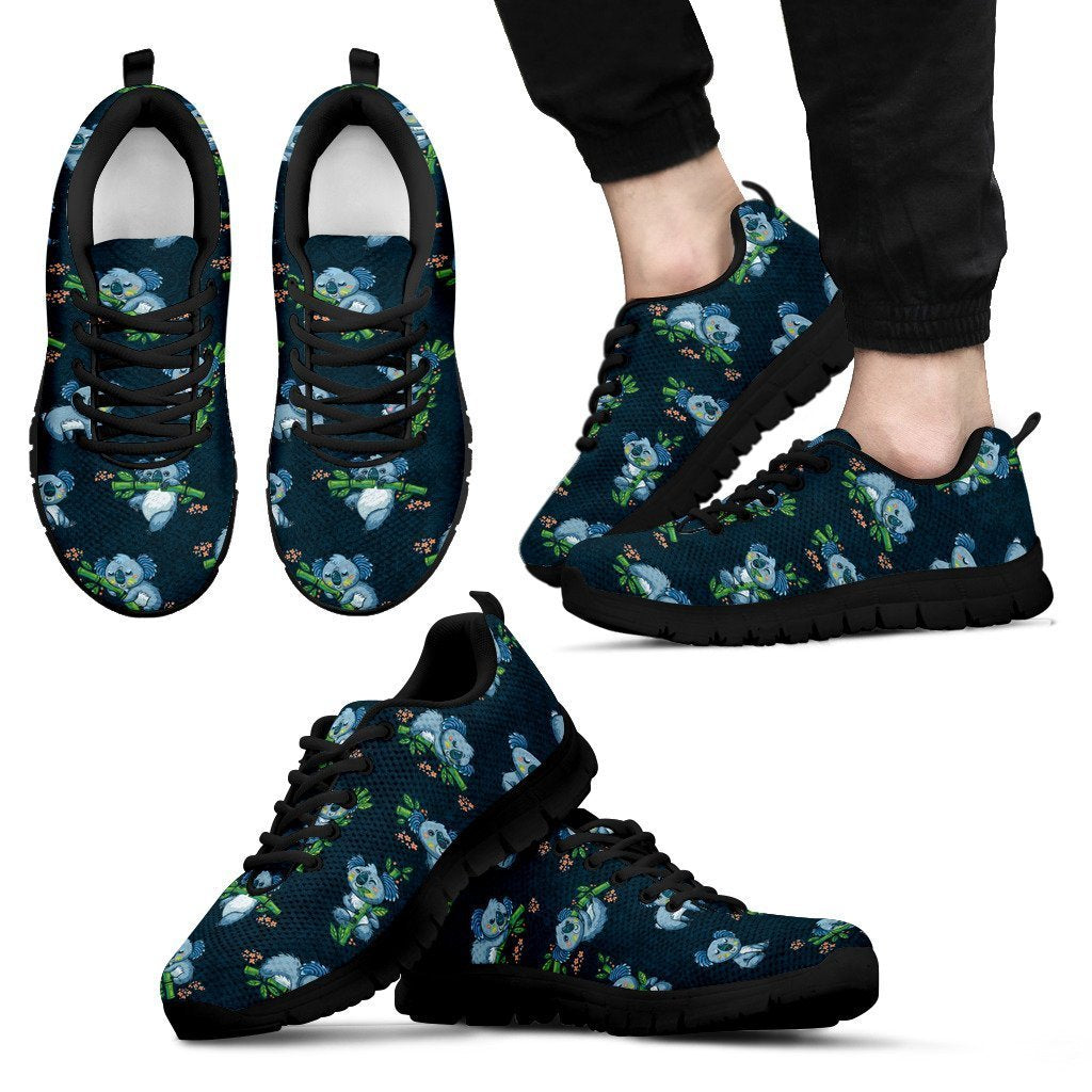 Australia Koala Pattern Sneakers K3-SNEAKERS-HP Arts-Men's Sneakers - Black - Australia Koala Pattern Sneakers K3-US5 (EU38)-Vibe Cosy™