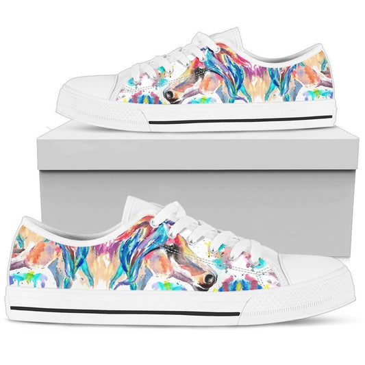 Horse Women's Low Top Shoe-6teenth World™-Women's Low Top Shoe-US5.5 (EU36)-Vibe Cosy™