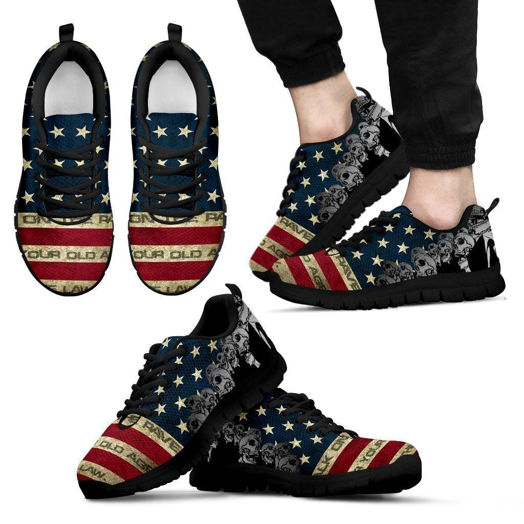 Walk on the ravement-Shoes-6teenth Outlet-Men's Sneakers - Black - Walk on the ravement-US5 (EU38)-Vibe Cosy™