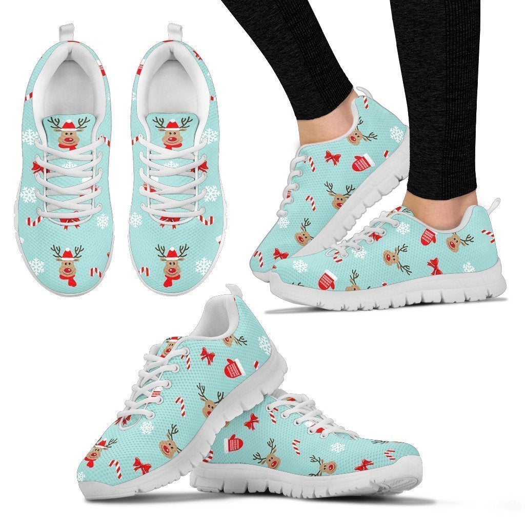 Reindeer Women's Sneakers-6teenth World™-Women's Sneakers-US5 (EU35)-Vibe Cosy™