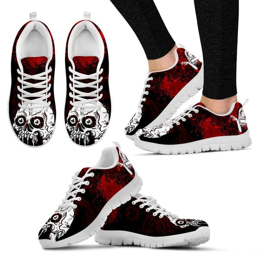 Zombie Skullz-6teenth World™-Women's Sneakers-US5 (EU35)-Vibe Cosy™