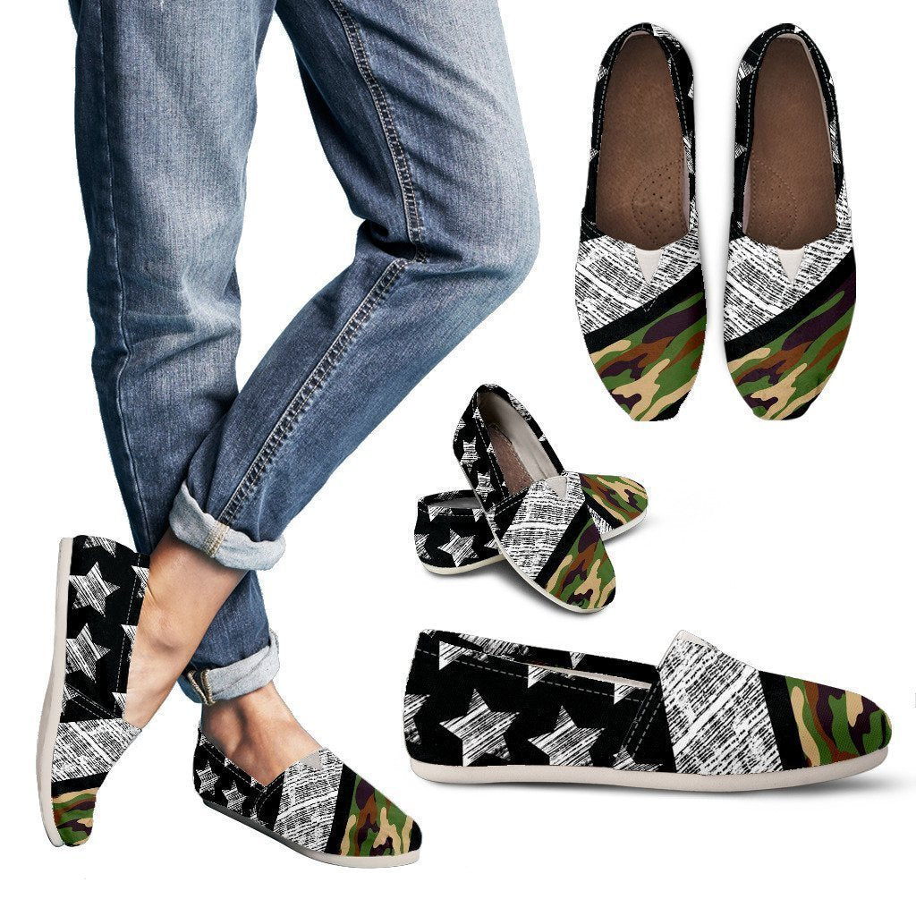 Army Style 1 Women's Casual Shoes-6teenth World™-Women's Casual Shoes-US6 (EU36)-Vibe Cosy™
