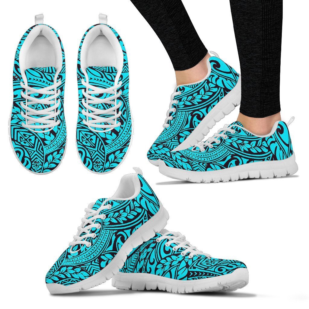 Poly Tribal Sneakers 28 - AH - J9-SNEAKERS-Alohawaii-Women's Sneakers-US5 (EU35)-White-Vibe Cosy™