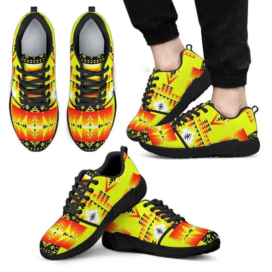 Seven Tribes Yellow Sopo Men's Athletic Sneakers-6teenth World™-Men's Athletic Sneakers-US5 (EU38)-Vibe Cosy™