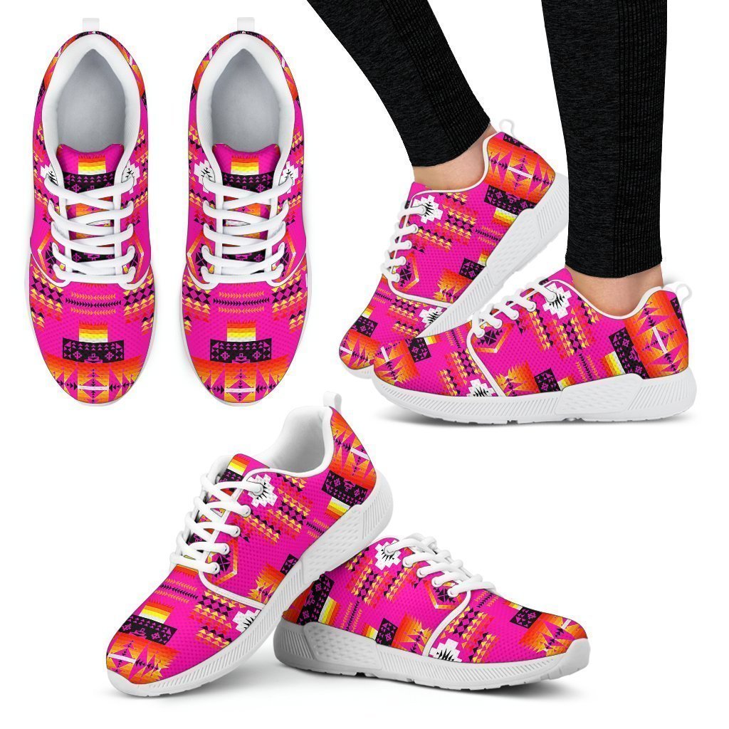 Seven Tribes Pink Sopo Athletic Sneakers White Sole-6teenth World™-Women's Athletic Sneakers-US5 (EU35)-Vibe Cosy™