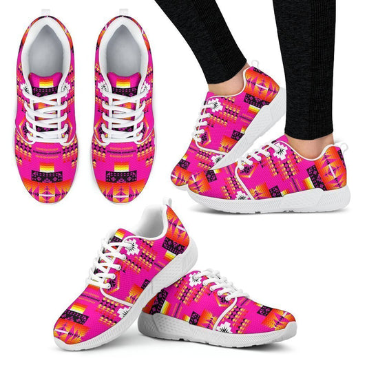 Seven Tribes Pink Sopo Athletic Sneakers White Sole-6teenth World™-Women's Athletic Sneakers-US5 (EU35)-Vibe Cosy™