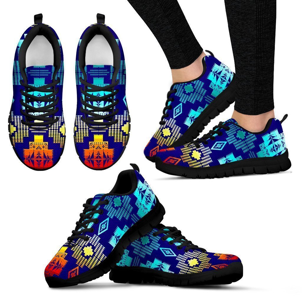 Blue Shades Women's Sneakers-6teenth World™-Women's Sneakers-US5 (EU35)-Vibe Cosy™