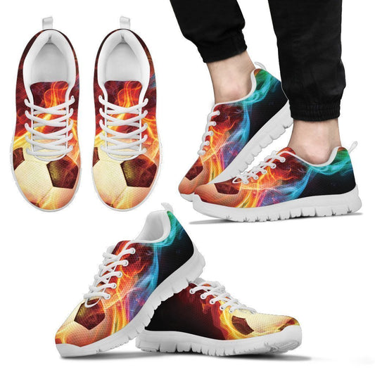 Soccer Shoes-Shoes-6teenth Outlet-Men's Sneakers - White - Soccer Shoes-US5 (EU38)-Vibe Cosy™