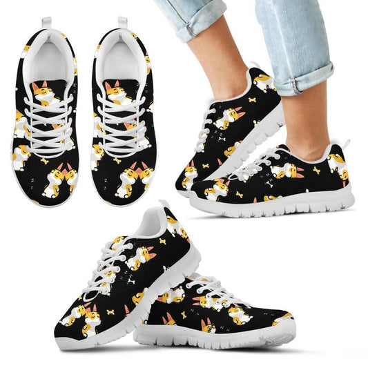Corgi Lover Kid's Sneakers-6teenth World™-Kid's Sneakers-11 CHILD (EU28)-Vibe Cosy™