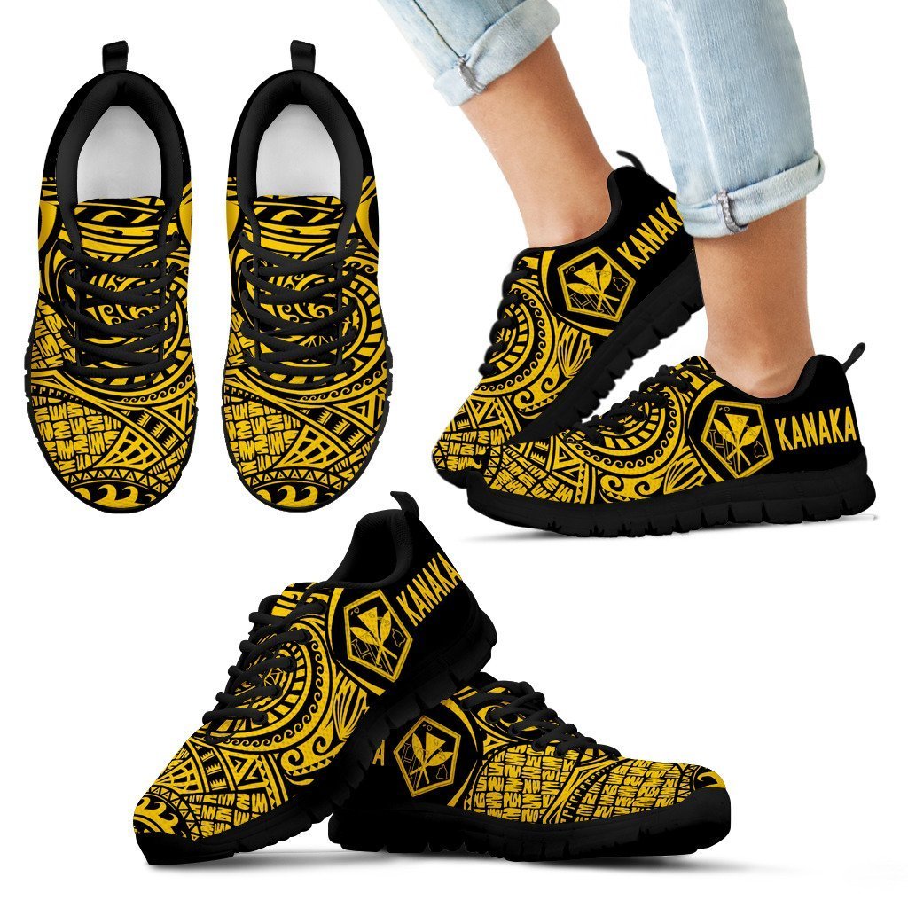 Kanaka Polynesian Sneakers 05 - J4-SNEAKERS-Alohawaii-Kid's Sneakers-11 CHILD (EU28)-Black-Vibe Cosy™