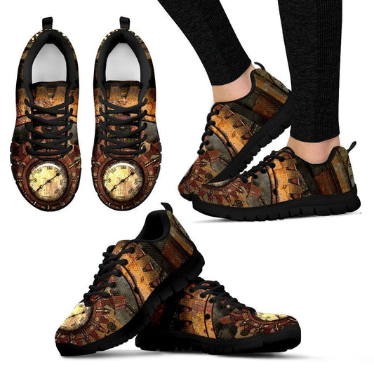 Clock Women's Sneakers-6teenth World™-Women's Sneakers-US5 (EU35)-Vibe Cosy™