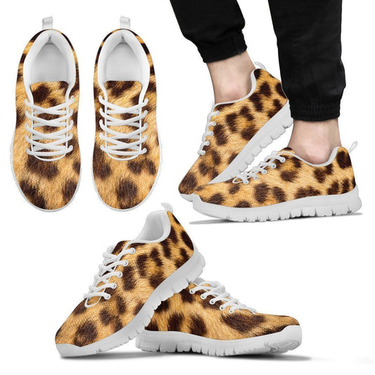 Leopard Fur Men's White Sole sneakers-6teenth World™-Men's Sneakers-US5 (EU38)-Vibe Cosy™